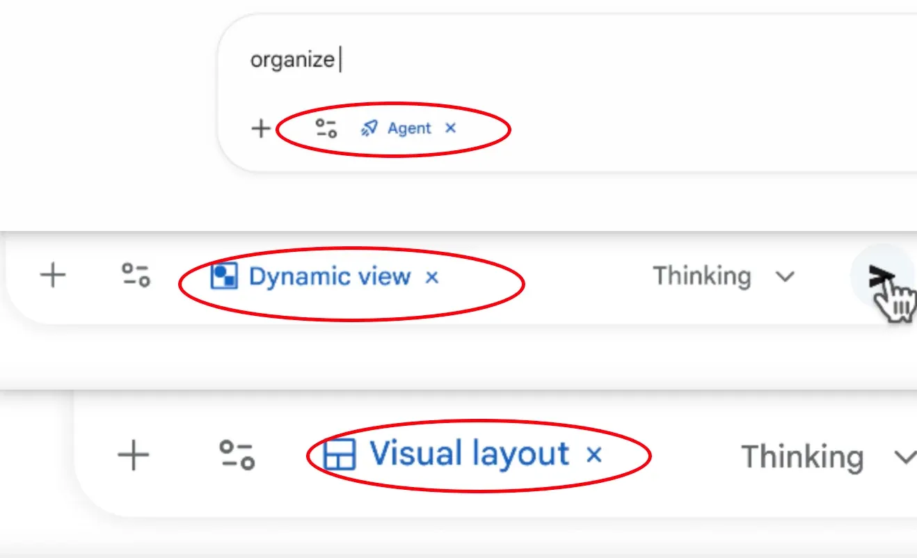 Gemini 应用的两个实验功能